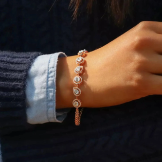 Cherry Lab Diamond Bracelet