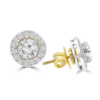 0.50 Pointer Lab Grown Diamond Earrings