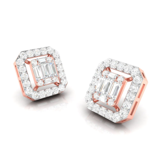 Chartreuse Lab Grown Diamond Earrings