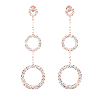 Dangling Circle earrings