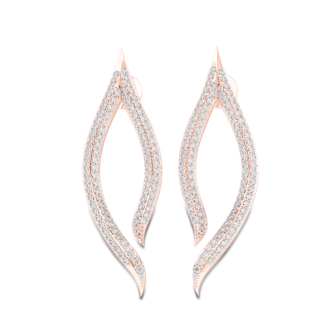Fancy leaf earrings