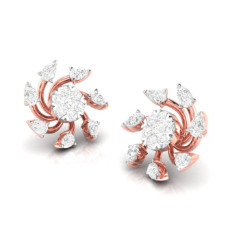 Anemone Lab Grown Diamond Earrings