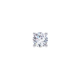Mens- 1 ct Round Stud