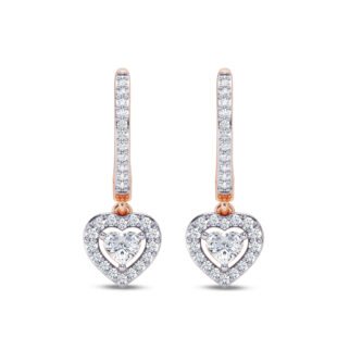 Halo Heart Danglers