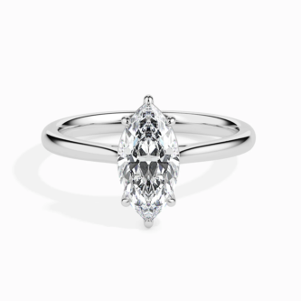 50 Pointer Marquise Lab Diamond Eleanor Solitaire Ring