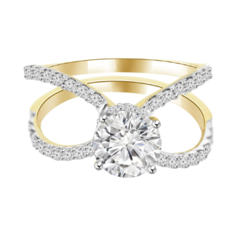 Crux 1 ct Round Lab Diamond Ring