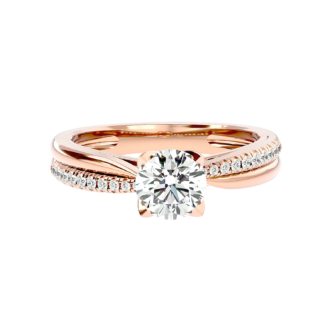 Starry Night 50 Pointer Round Lab Diamond Ring