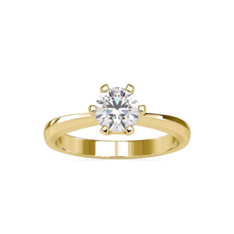 1 ct Six Prong Solitaire Ring