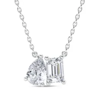 2 stone Necklace