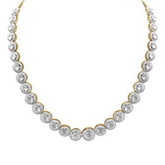 0.40 Pointer Classic Solitaire Necklace