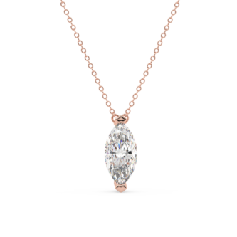 Marquise 0.50 cents pendant