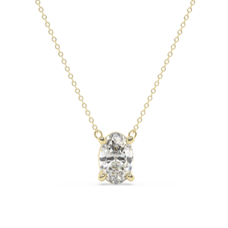Oval 0.50 cents pendant