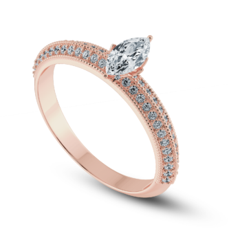 0.25 ct Marquise soliatire ring