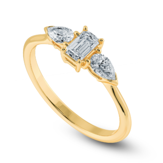 0.30 ct Emerald soliatire ring