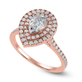 0.50 ct Pear soliatire ring