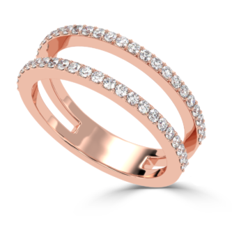 Double Gap Eternity band