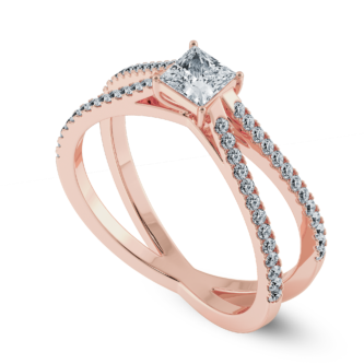 0.25 ct Princess soliatire ring