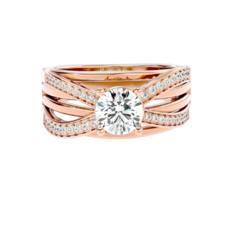 Cruzar 50 Pointer Round Lab Diamond Ring