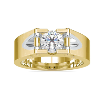 1ct Round Lab Diamond Ring