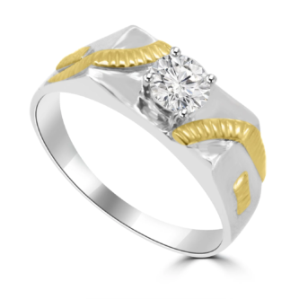 0.50 pointers Round Lab Diamond Ring 2