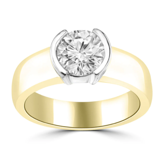 0.70 pointer Lab Diamond Men Ring