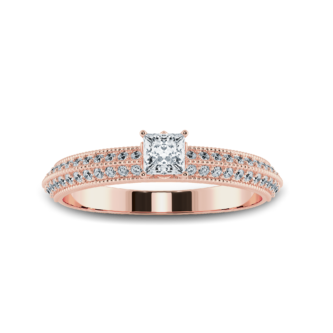 0.25 ct Princess soliatire ring